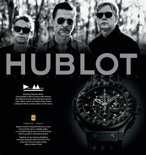 hublot watch depeche mode|depeche mode watch.